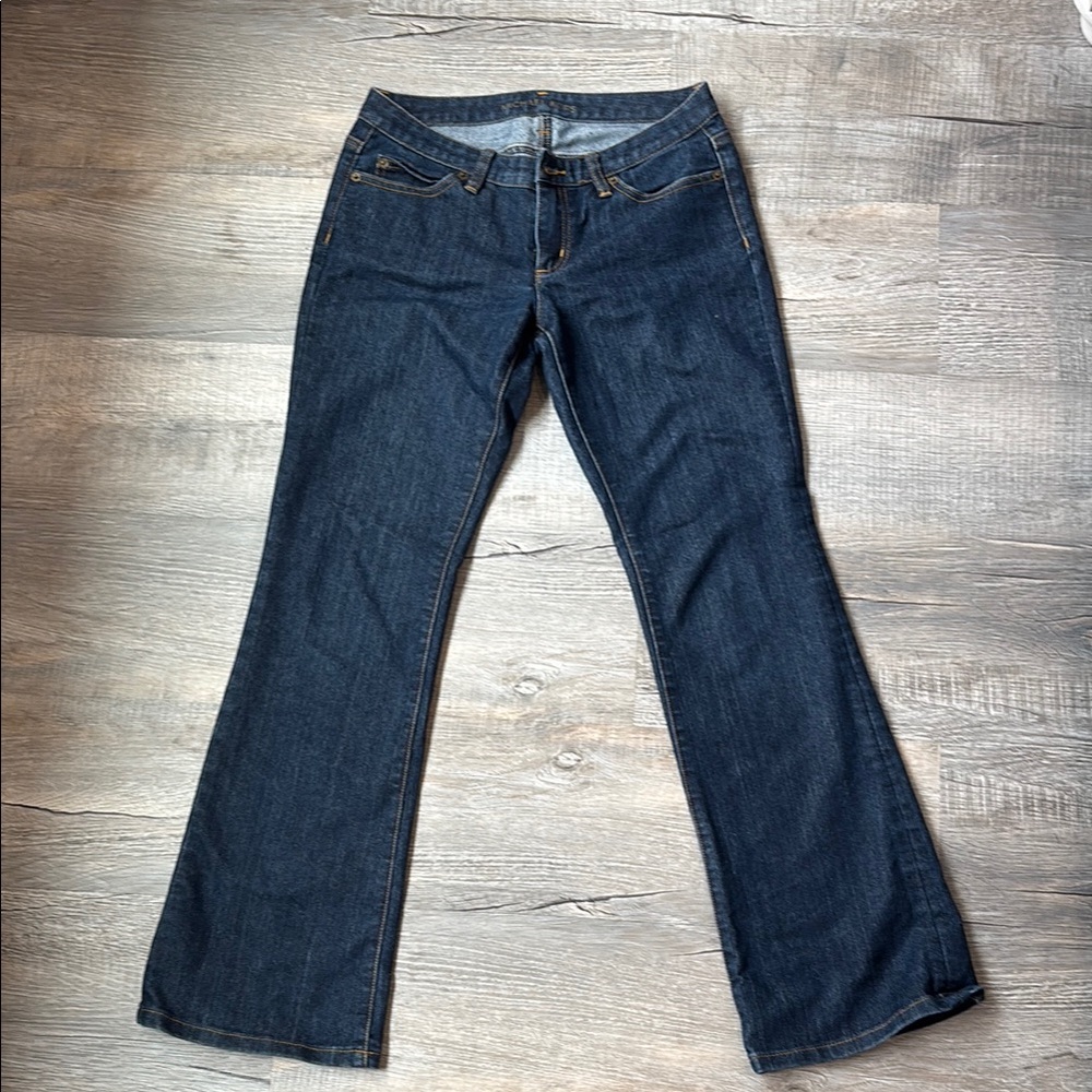 Michael Kors Blue Flare Wide Leg Jeans Size 2